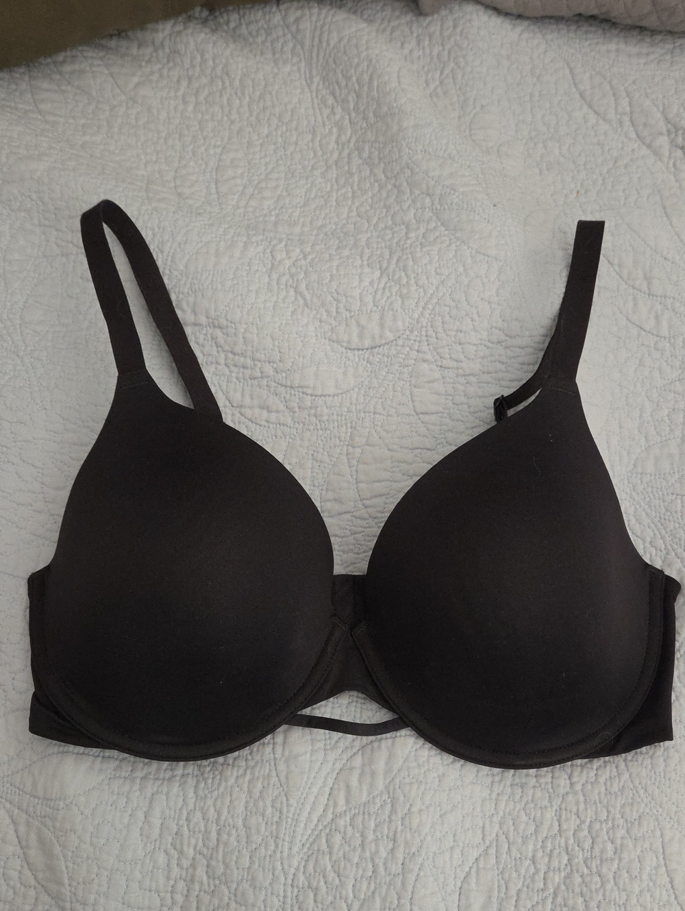 Hanes Natural Lift Underwire T-Shirt Bra - Black